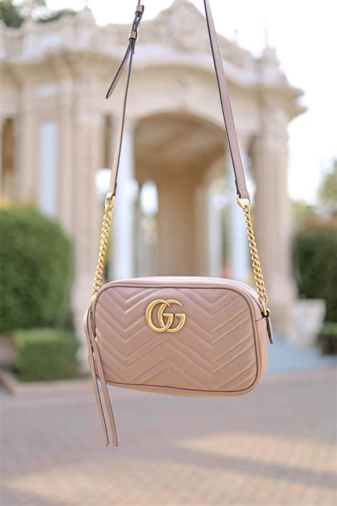 dusty pink gucci wallet|My Honest Gucci Marmont Shoulder Bag Review + How to Style.